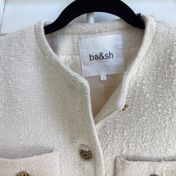 BA&SH Ecru blazer NWT size 1 - Picture 4 of 5
